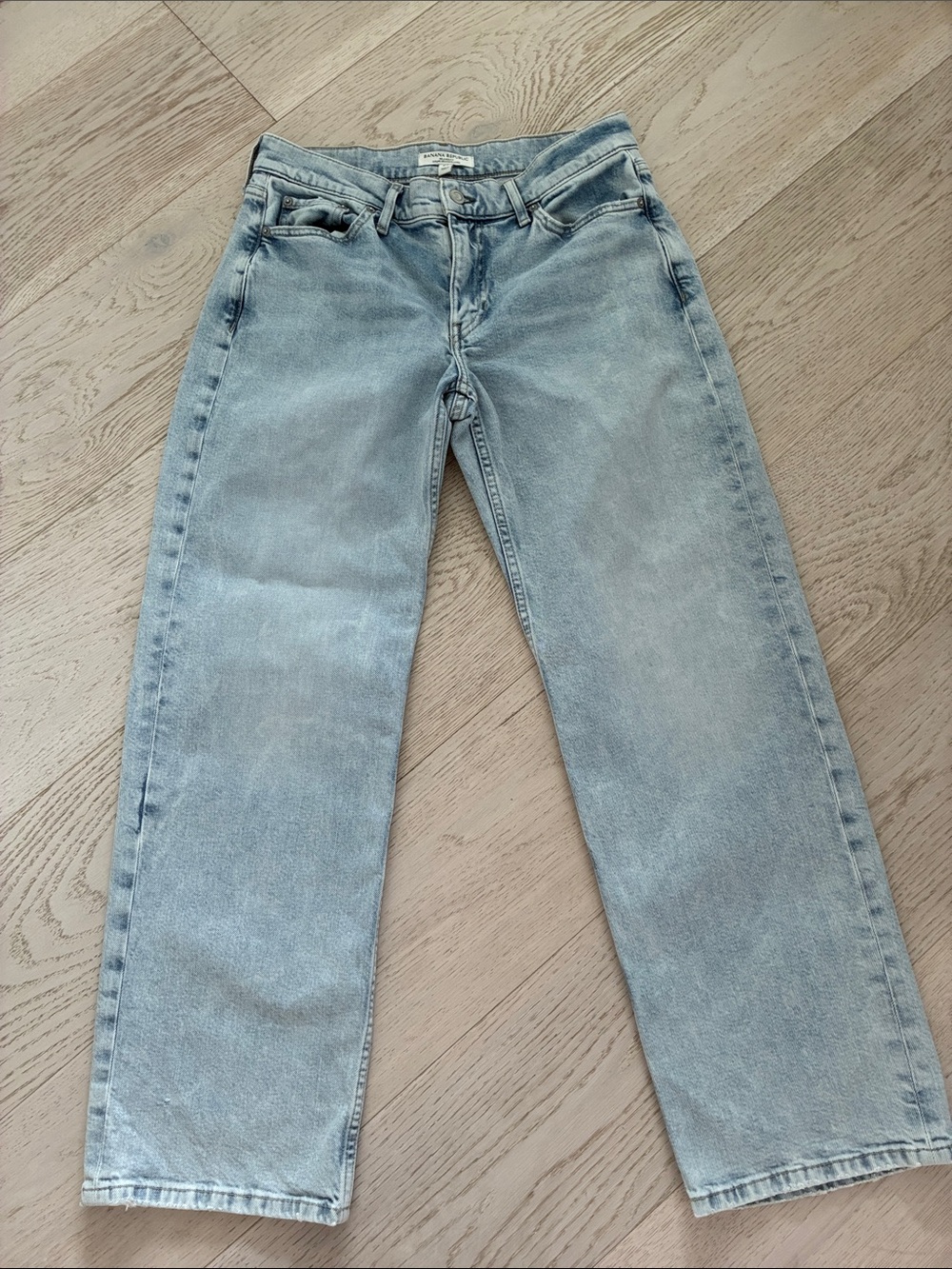 Banana Republic Light Wash Straight Jeans